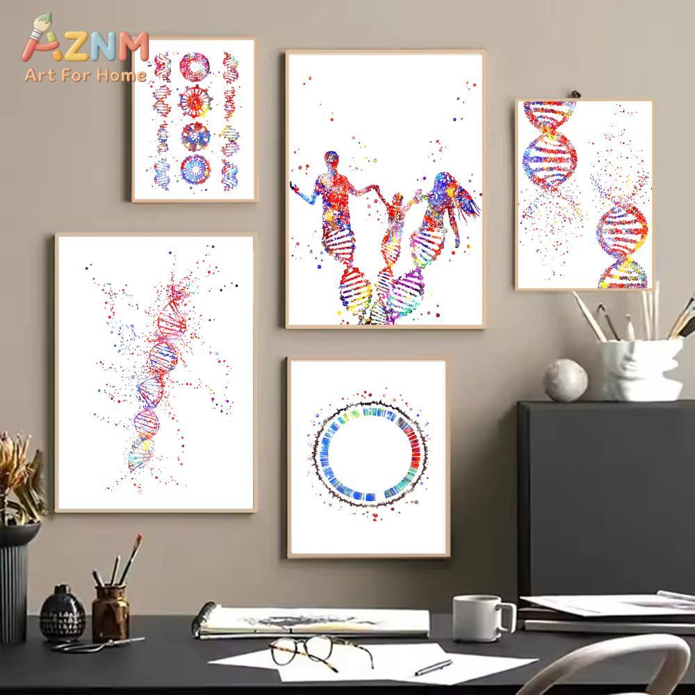 AZNM Pôster de Parede Colorido - Medical Lab Posters avaliação e preço
